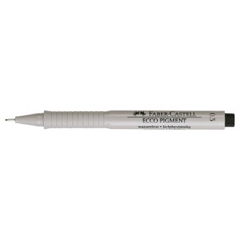 Faber-Castell 166399 technical felt pen ecco pigment 0.3 mm, black